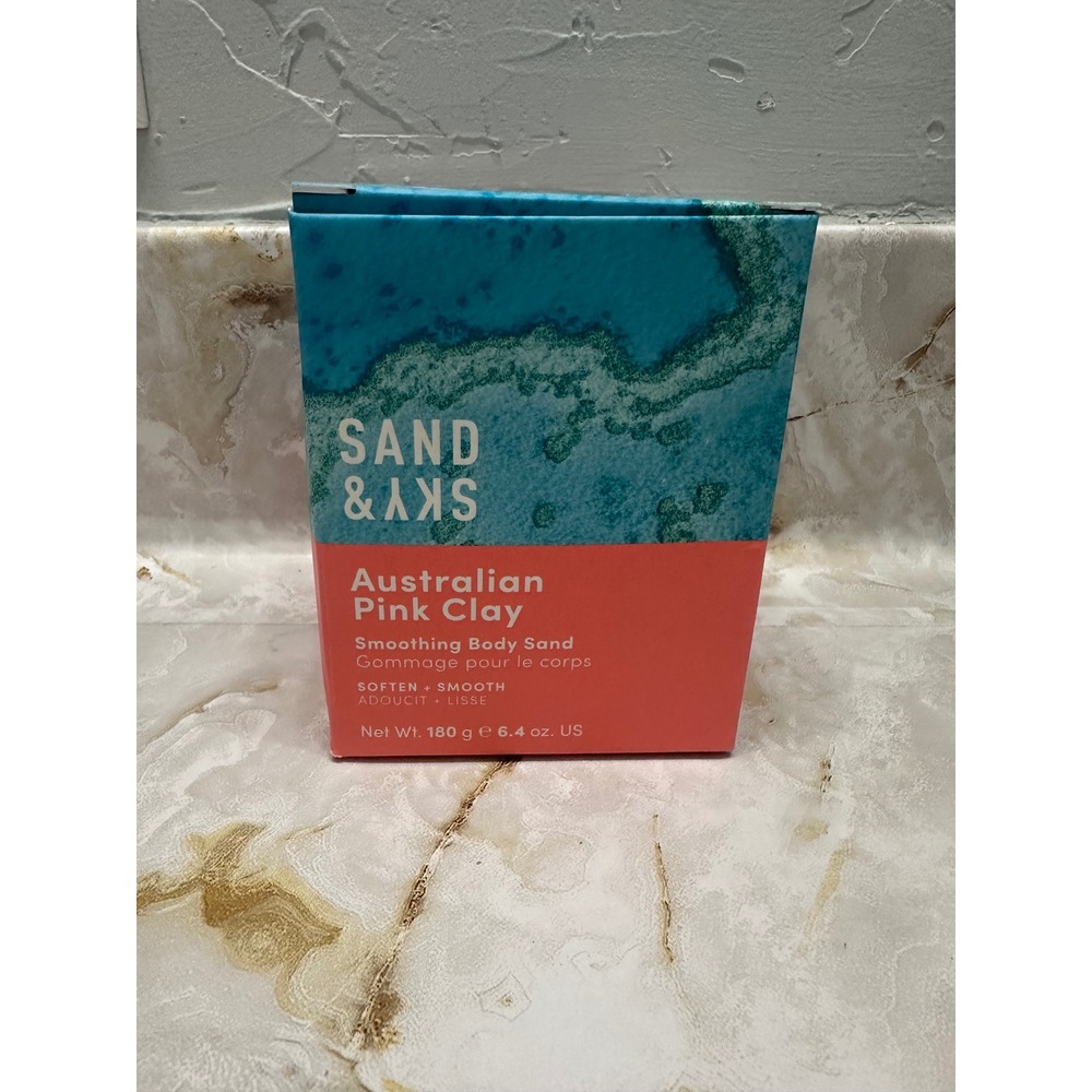 Sand & Sky Australian Pink Clay Smoothing Body Sand Scrub Exfoliate‎